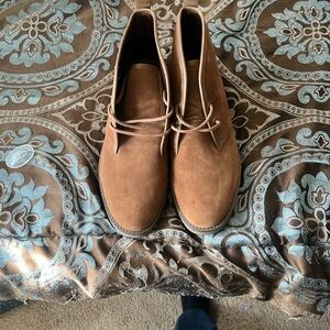 Men's Coach Suede Chukka Boots- Brown
